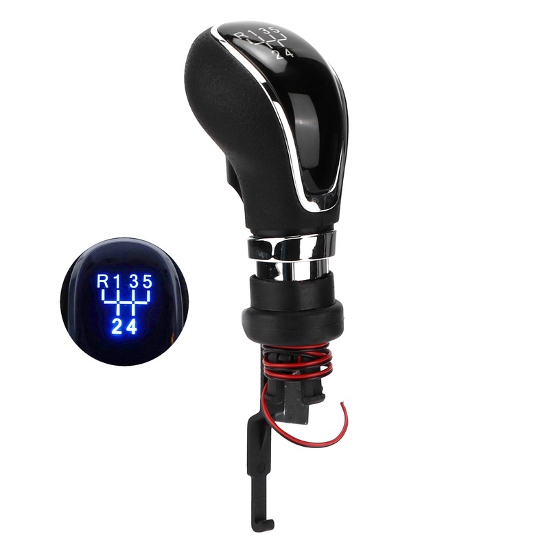 Car 5 Speed Gear Shift Shifter Knob with Light Replacement
