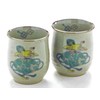 九谷焼 [Couple Tea Bowls] 宝尽kusi "Back Picture"