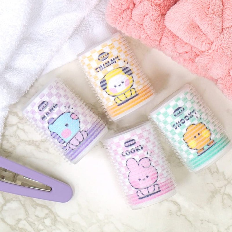 BT21 ミニニ ヘアロール かわいいキャラクターのヘアローラー (TATA)
