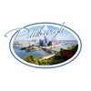 CafePress Pittsburgh Postcard Sticker (Oval 50 pk)