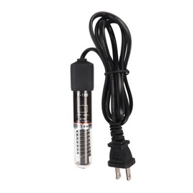Fish Tank Heater 26℃ Automatic Constant Temperature Quartz Glass Small Submersible Aquarium Heater with Suction Cup 25W US Plug 110V