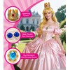 Blonde Princess Wig Set with Tiara, Brooch, Earrings and Wig