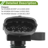 Partuto Manifold Absolute Pressure MAP Sensor for HYUNDAI ACCENT 1.4