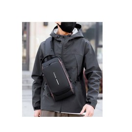 SNESH - Mini Crossbody Fanny Pack.Running Sling Bag, Chest Travel Bag with Multiple Pockets, Water-Resistant, and Anti-Theft Lock