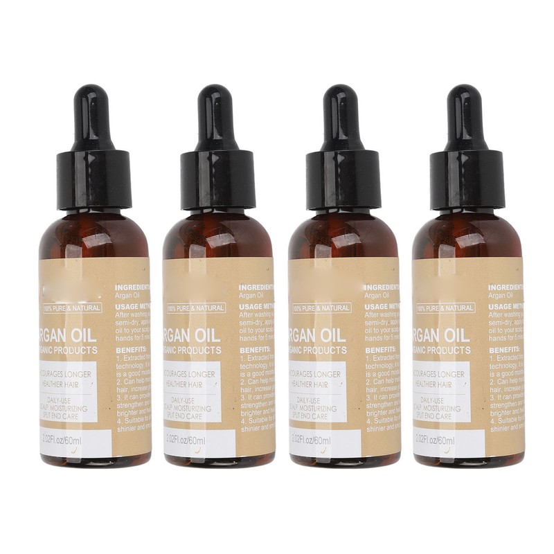 4pcs Argan Oil Hair Growth Serum Boost Thin Hair Increase