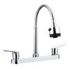 Llave Mezcladora Fregadero Maxims Cocina Plata Cromado Presion Baja Alta