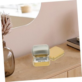 STOBOK 10pcs Tin Box Iron Containers for Organizing Small Items for Craft Supplies Candy Storage and USB Drives Compact Design