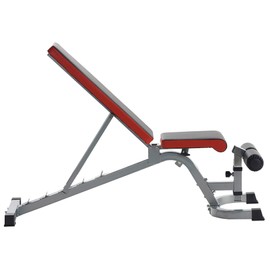 Fitvids Heavy Duty Adjustable and Foldable Utility Weight Bench for Upright, Incline, Decline, and Flat Exercise