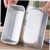 Ciieeo 2pcs Aluminium Alloy Bread Molds Toast Baking Pans for