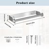 Wall Kitchen Roll Holder, 28 cm, Stainless Steel, Kitchen Roll