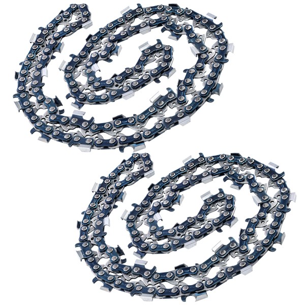 PIRIPARA 2PCS 16" Chainsaw Chain Blade 3/8"LP .050 56DL Full-Chisel