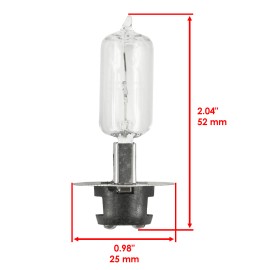 Caltric Headlight Halogen Bulb for Yamaha YFZ450 YFZ 450 2004 2005 2006 2007 2008-2019