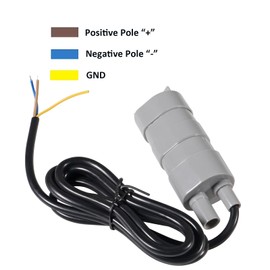 DIANN 2pcs Mini Submersible Water Pump DC 12V Micro Water Pump 840L/H High Flow Pumps for Aquarium Fish Tank Fountain