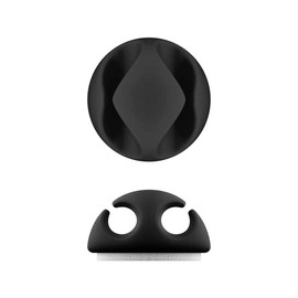 Goobay Kabel Management 2-Slots (mini), schwarz