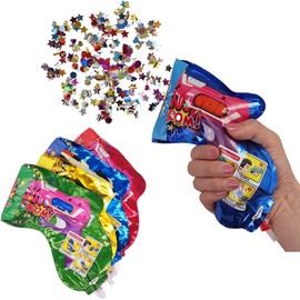 Confetti Cannon, Pack of 10 Confetti Guns, Party Popper Confetti Cannon, Firework Guns, Confetti Guns, Biodegradable Confetti Bomb for Birthdays, Weddings, New Year (10 Pieces)