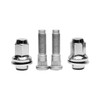 M12x1.50 Chrome Wheel Lug Stud Nut Set for 1999-2019 Jaguar