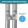 12 Pcs 1-3/8" Chain Link Fence Panel Clamps, Dog Kennel