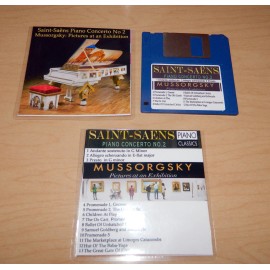 Mussorgsky Pictures, Saint-Saens Yamaha Disklavier Clavinova Player Piano - PianoDisc Floppy Disk
