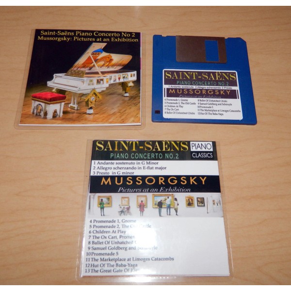 Mussorgsky Pictures, Saint-Saens Yamaha Disklavier Clavinova Player Piano - PianoDisc
