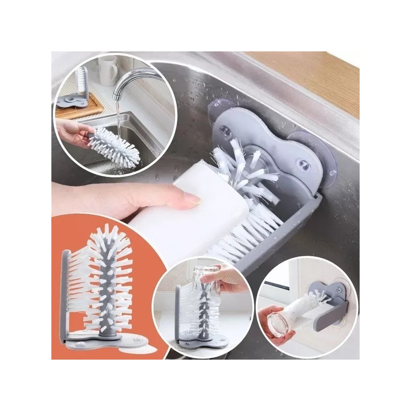 OEM Limpiador Rapido De Vasos Y Tazas Cepillos Lava En