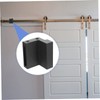 TEHAUX Flat Track Barn Door Stop Durable Zinc Alloy Sliding
