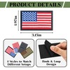 8 Pcs American Flag Patches, Hook and Loop Tactical USA