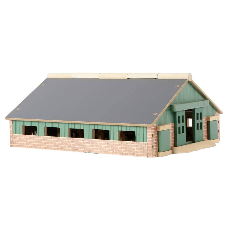 Kids Globe Wooden Farm Shed (Scale 1:87)
