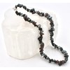 Taddart Minerals - Black sliver necklace made of natural gemstone