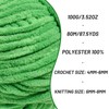 2 Pack Chunky Chenille Yarn for Crocheting, Baby Yarn for