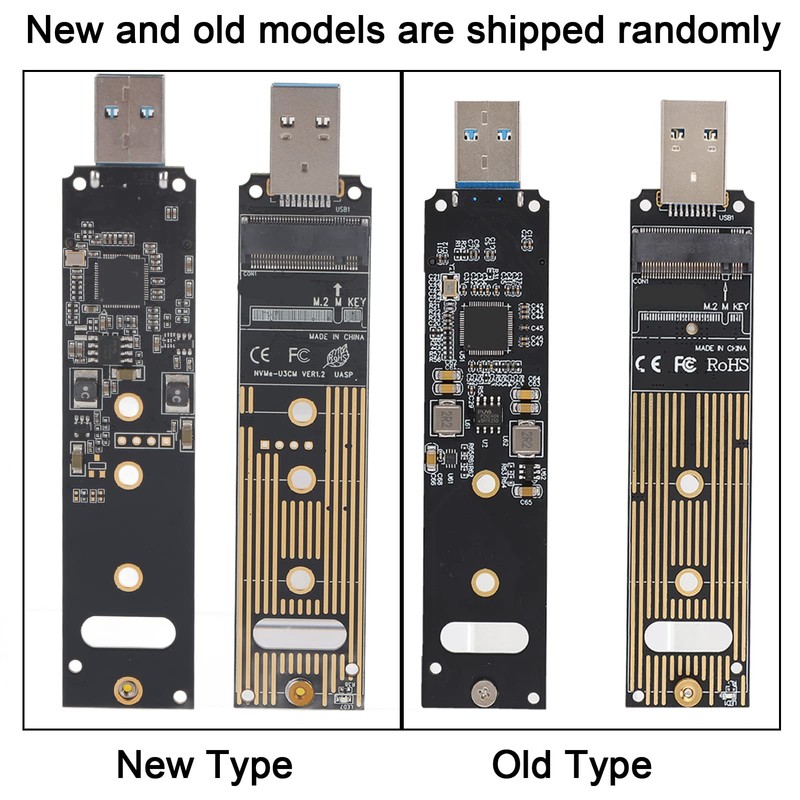 M.2 to USB Adapter, 10Gbps USB 3.1 Gen 2 Converter