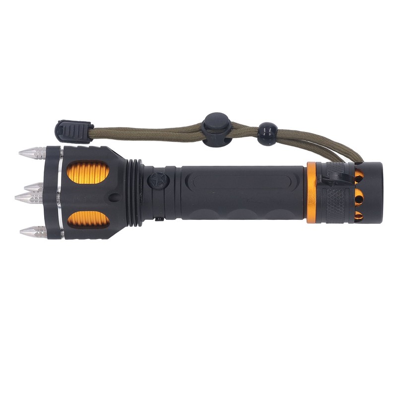 Rechargeable LED Flashlight Self Defense Super Bright Emergency Flashlight for