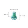 PATIKIL 5/32 x 1/4 Inch Thread Ground Screws, 30 Pack
