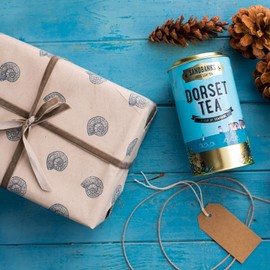 Dorset Tea Sandbanks Loose Leaf Tea 125g | Pack of 1 | English Breakfast Tea Tin | Perfect Tea Gift for Him or Her | 100% Rainforest Alliance Certified | 100% Black Loose Leaf Tea