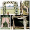 7.48FT Wooden Wedding Arch Frame Backdrop Stand, Square Wood Arch
