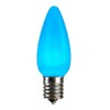 Vickerman C9 Ceramic LED Teal Bulb Nickel Base, 120V .6