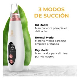 Limpiador Facial con 6 Cabezas y 3 Niveles de Succión