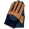 Riparo Motorsports Men's Leather Driving Gloves (Large, Black/Cognac)