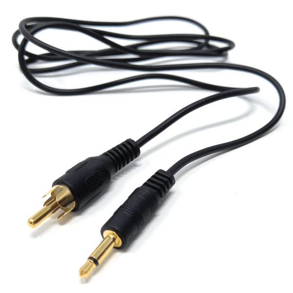 DRUT 1.2m 3.5mm Mono Jack Plug To RCA Phono Single