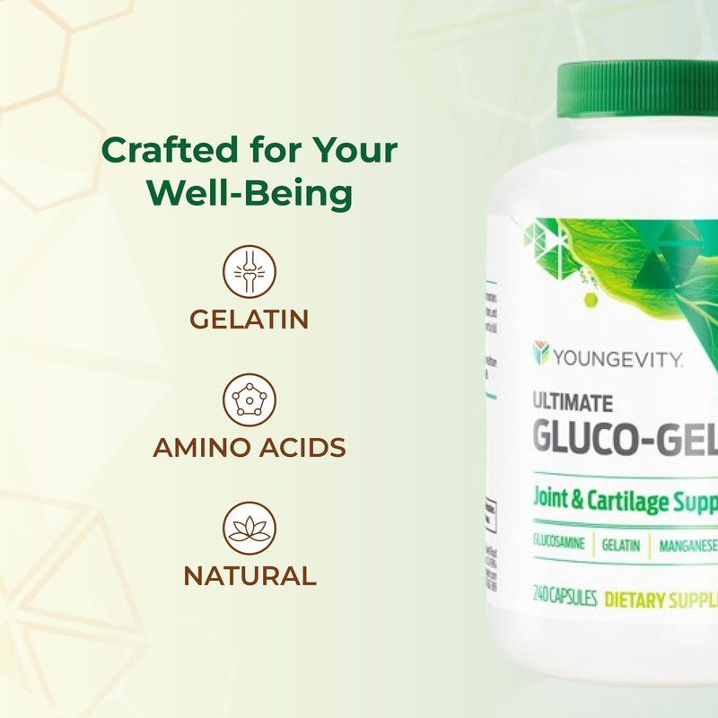 Youngevity Ultimate Gluco-Gel -for Tendons, Bones & Cartilage | Contains