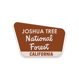 Joshua Tree Forest National California ca Sticker Decal 24"x15.78"