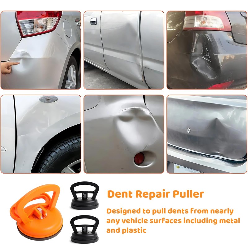Car Dent Puller, 3 Pcs Suction Cups for Car Dent