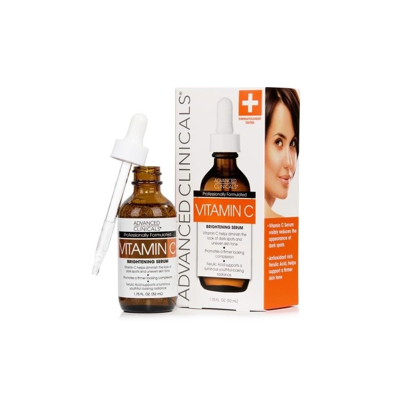 ADVANCED CLINICALS SUERO FACIAL VITAMINA C ANTIEDAD ACLARANTE CON ACIDO
