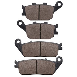Brake Pads Front and Rear for VTX1300 VTX 1300 Retro/C/R/S 2003-2006, Shadow Sabre 1100 VT1100C2, Shadow 1100 VT1100 1995-2007, ACE 1100 VT1100T, VTX 1300S Retro/C/R/T 2003-2013