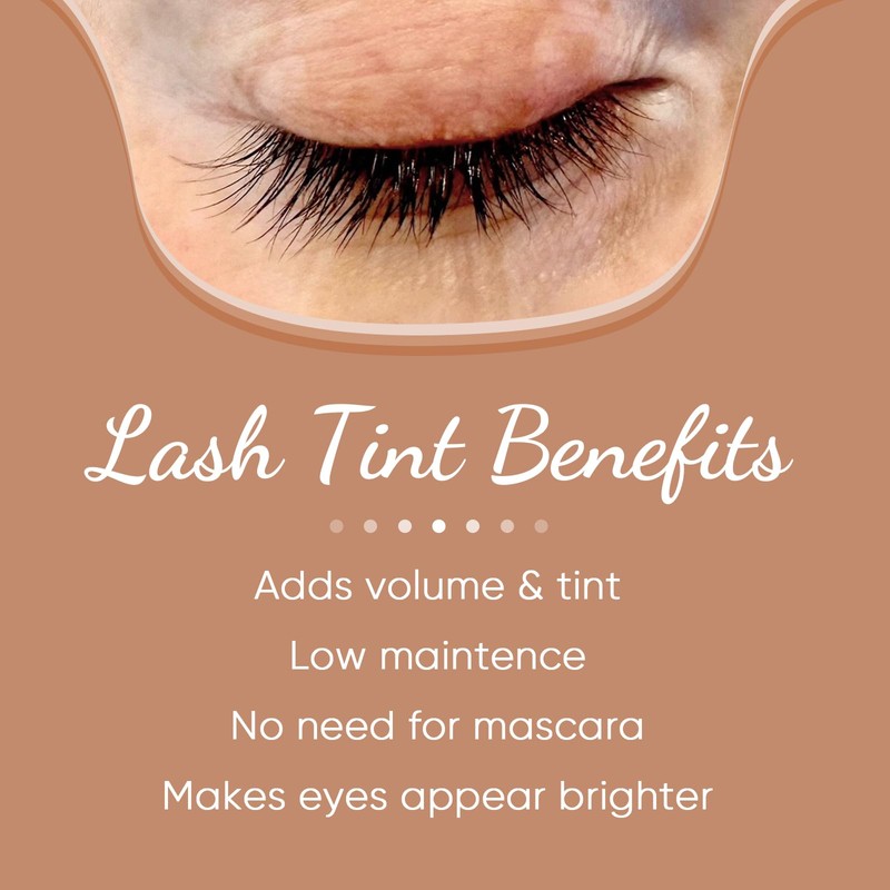 Lomansa Lash Color Kit Instant Black Eyelash Color 8ml Easy