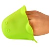 HOME-X Frog Face Silicone Potholder, Heat-Resistant Rubber Oven Mitt Set,