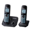 Panasonic 2 Teléfonos Inalámbricos KX-TG4112MEB DECT con Pantalla LCD de