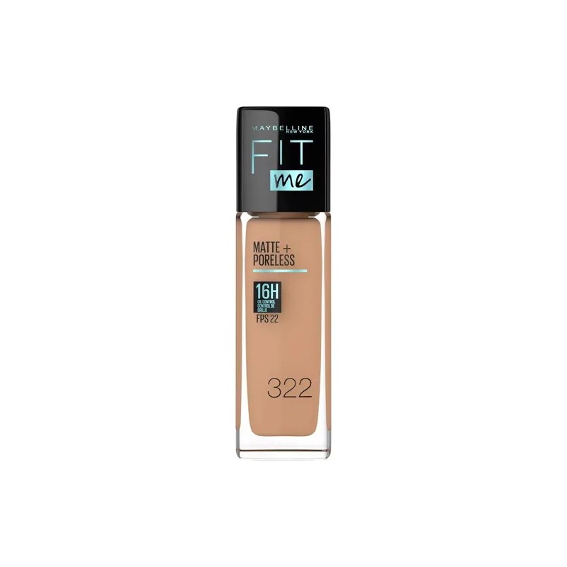 Base Fit Me Matte + Poreless 128 Warm Nude Maybelline