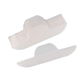 AKOAK 10 Pcs Shirt Neck Pad, Disposable Absorbent Perspiration Collar Stickers, Invisible Collar Protector, Absorbent and Antiperspirant Stickers Keep Collars Dry, Suitable for Men and Women