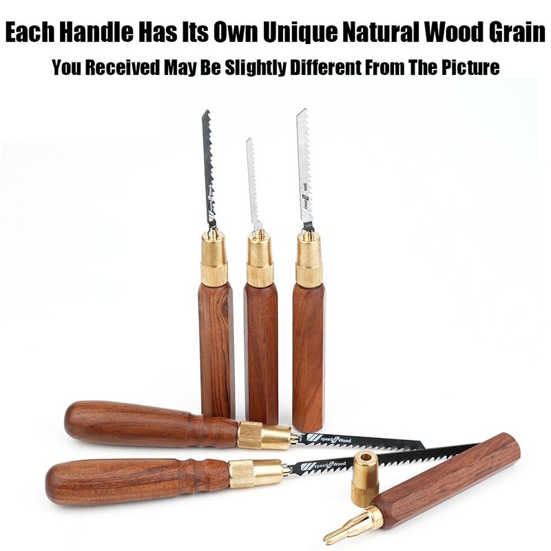 TOOLCOOL Wooden Handle Mini Hand Saw Small Jig Saw with