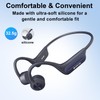Voistek Bluetooth Bone Conduction Headphones with Mic,Built-in 32GB MP3 Player